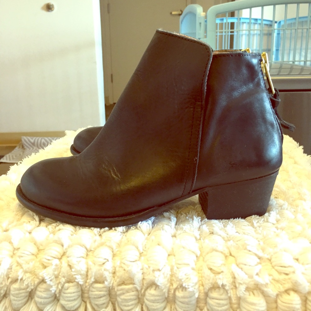 Black leather boots!